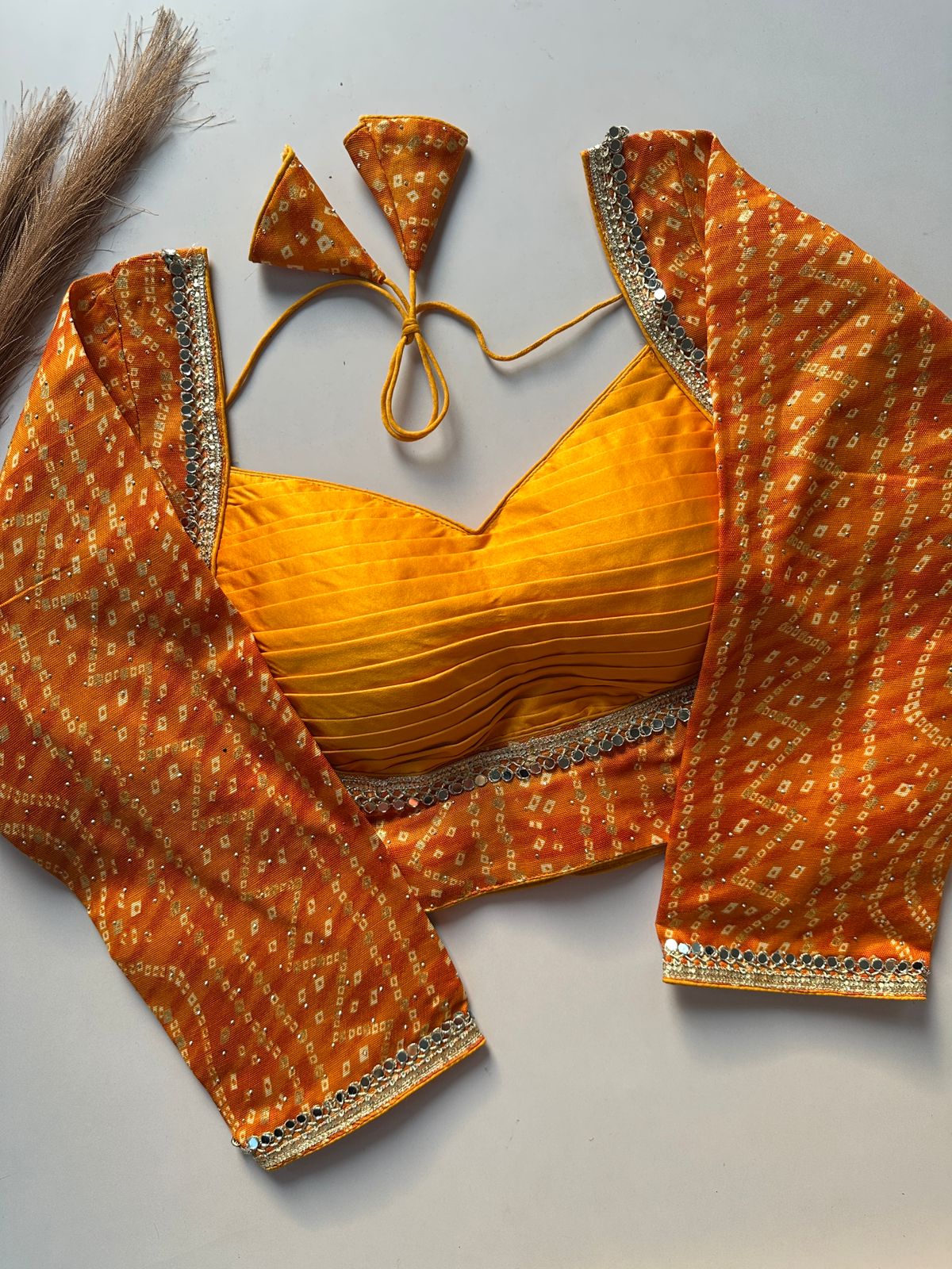 Cotton silk ready made blouse