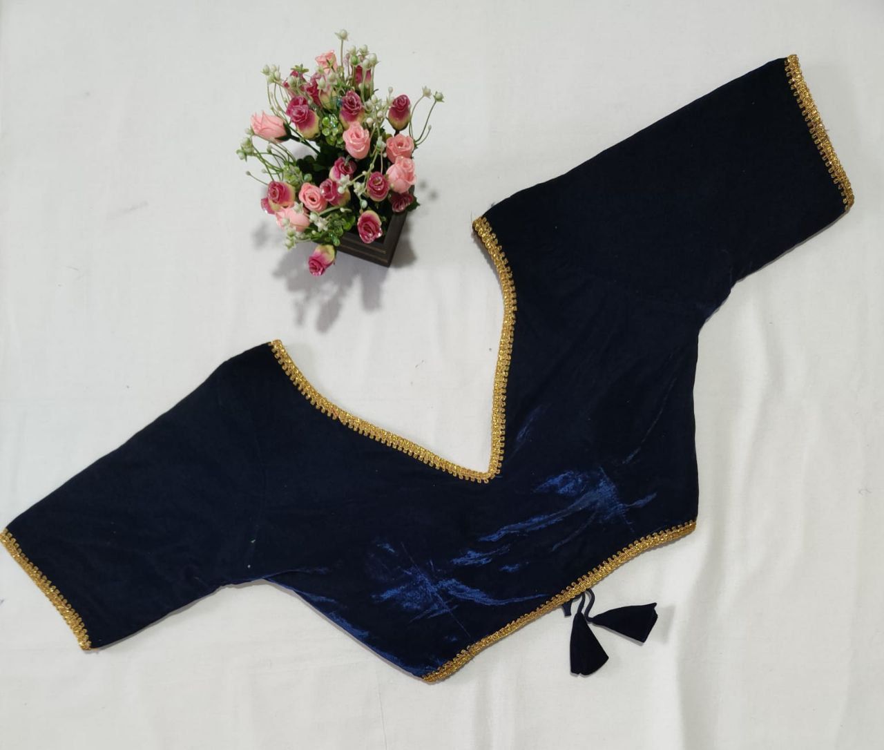 Heavy Rich 9000 Velvet Designer Ready Made Blouse