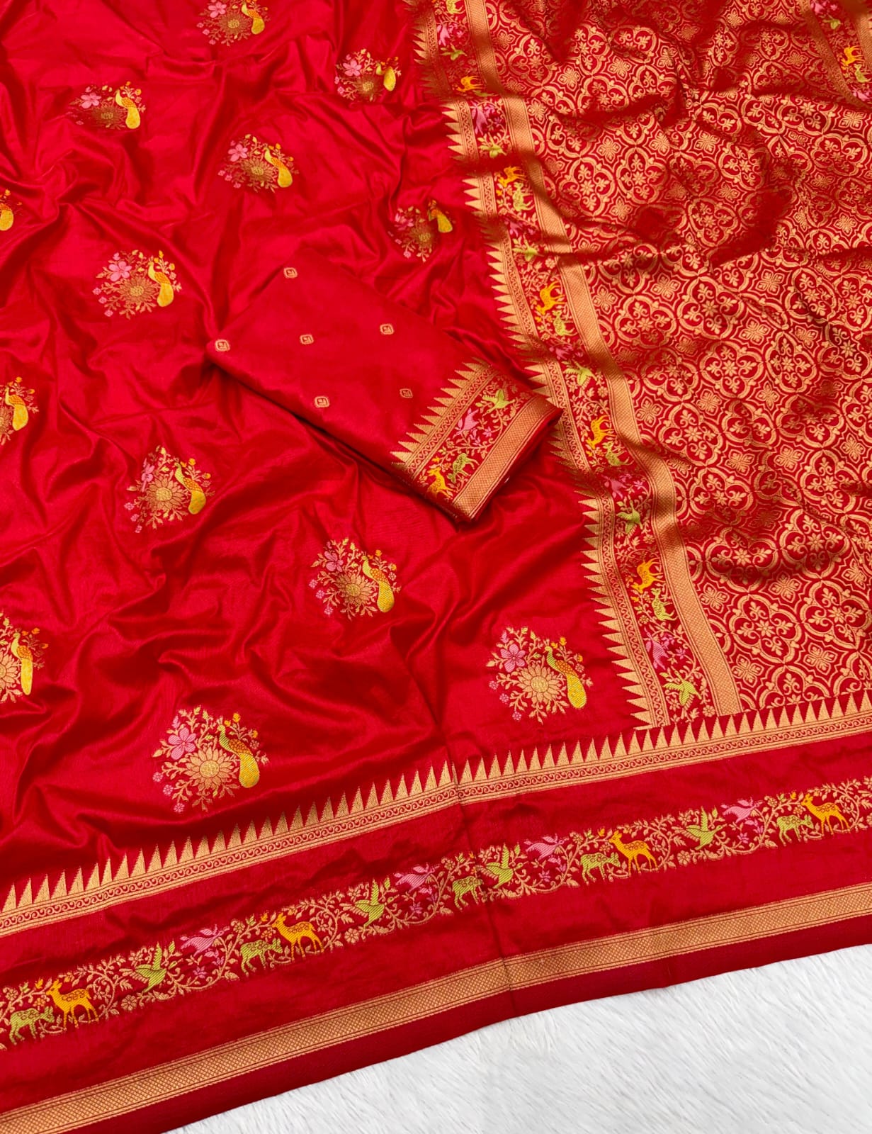 Soft Pure dolla Silk Weaving Saree