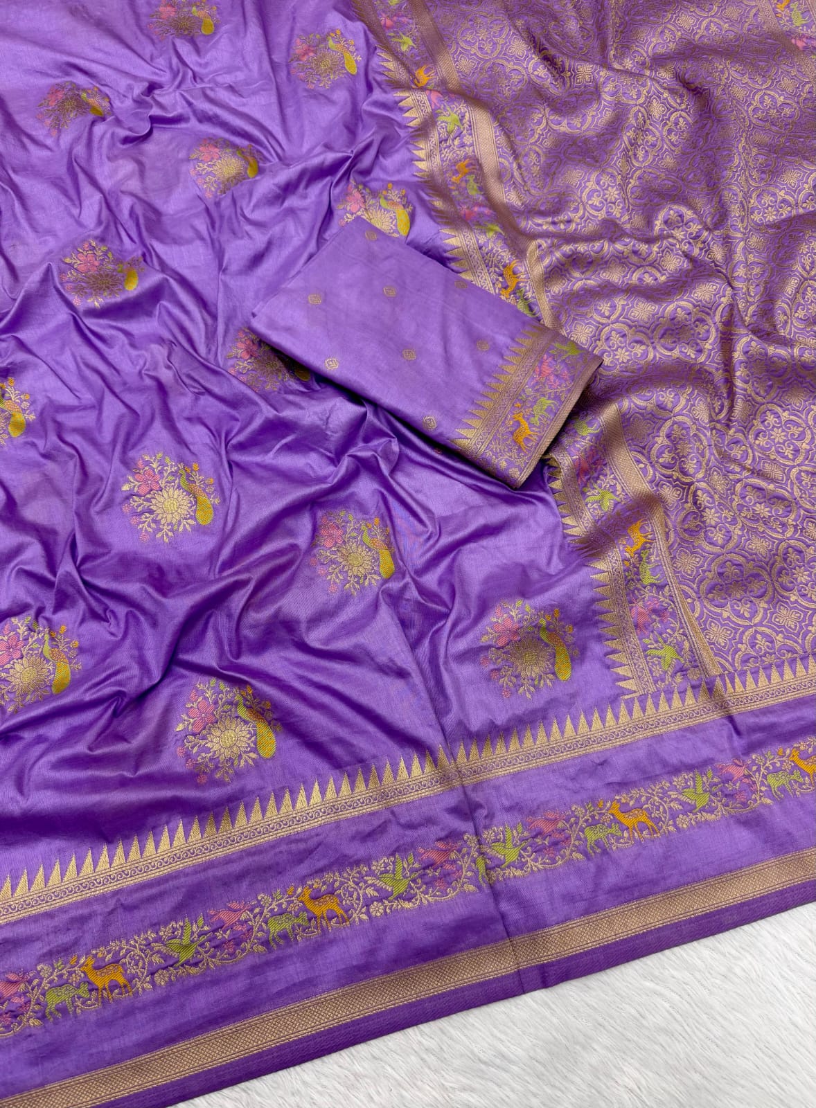 Soft Pure dolla Silk Weaving Saree