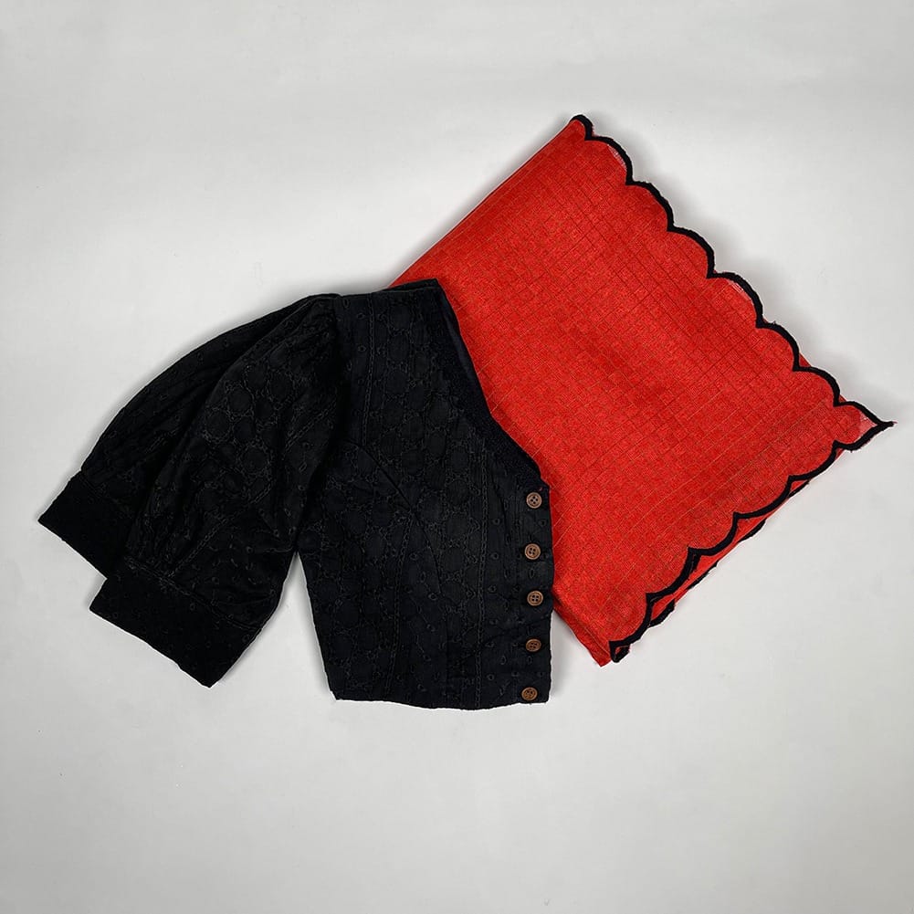 New Premium And High Quality gadhwal chex Saree