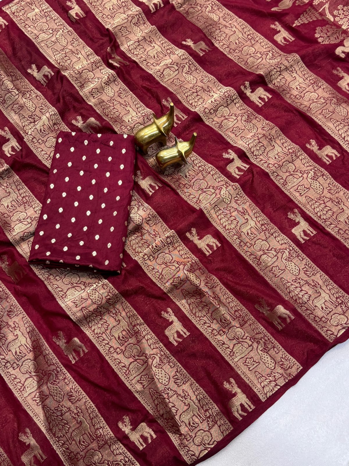 Pure moonga viscose soft silk saree