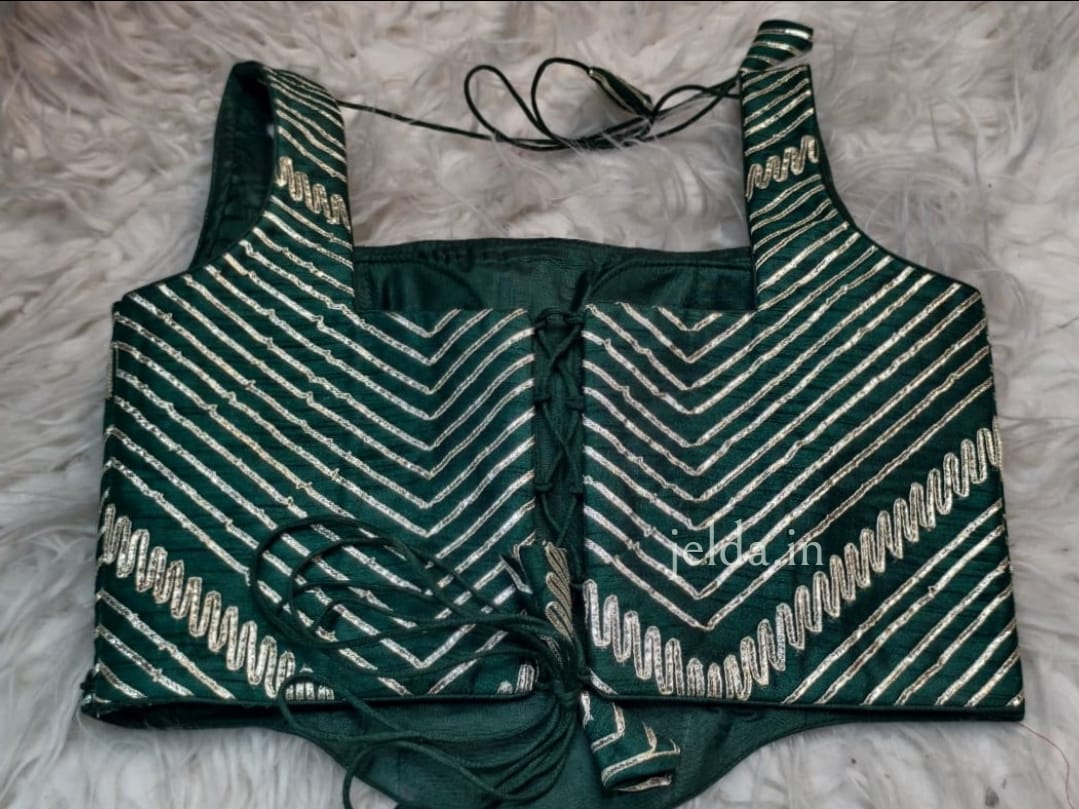 Corset gota patti custom made blouse