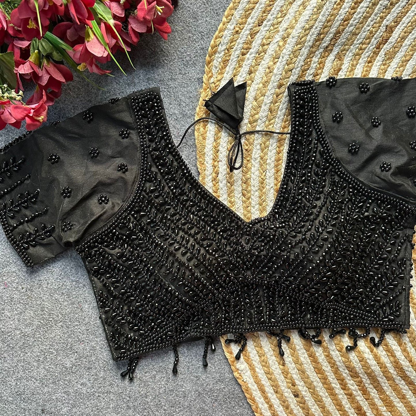 Pure handwork ready made blouse