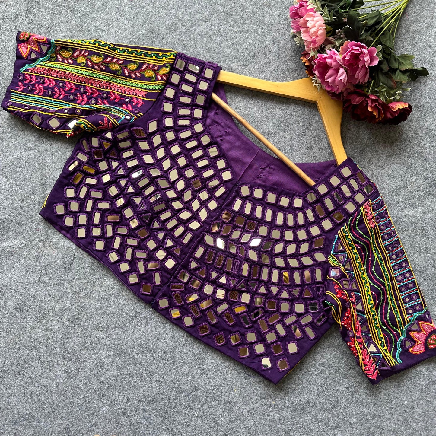 A Beauty Of Handwork All Over - Premium Readymade Blouse