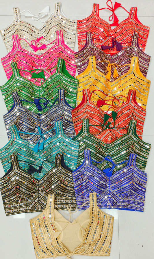 Fentam Heavy Silk ready made blouse