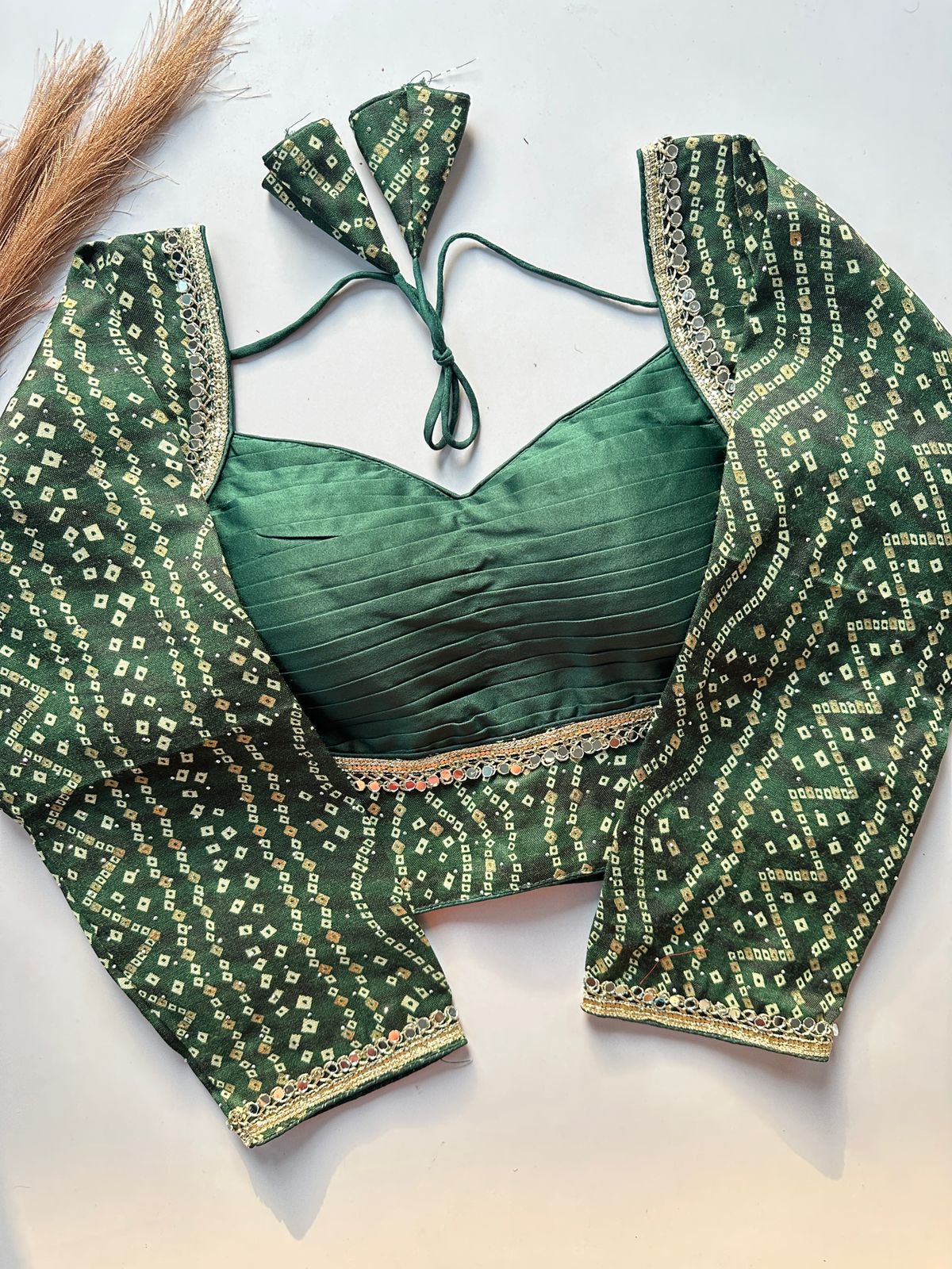 Cotton silk ready made blouse