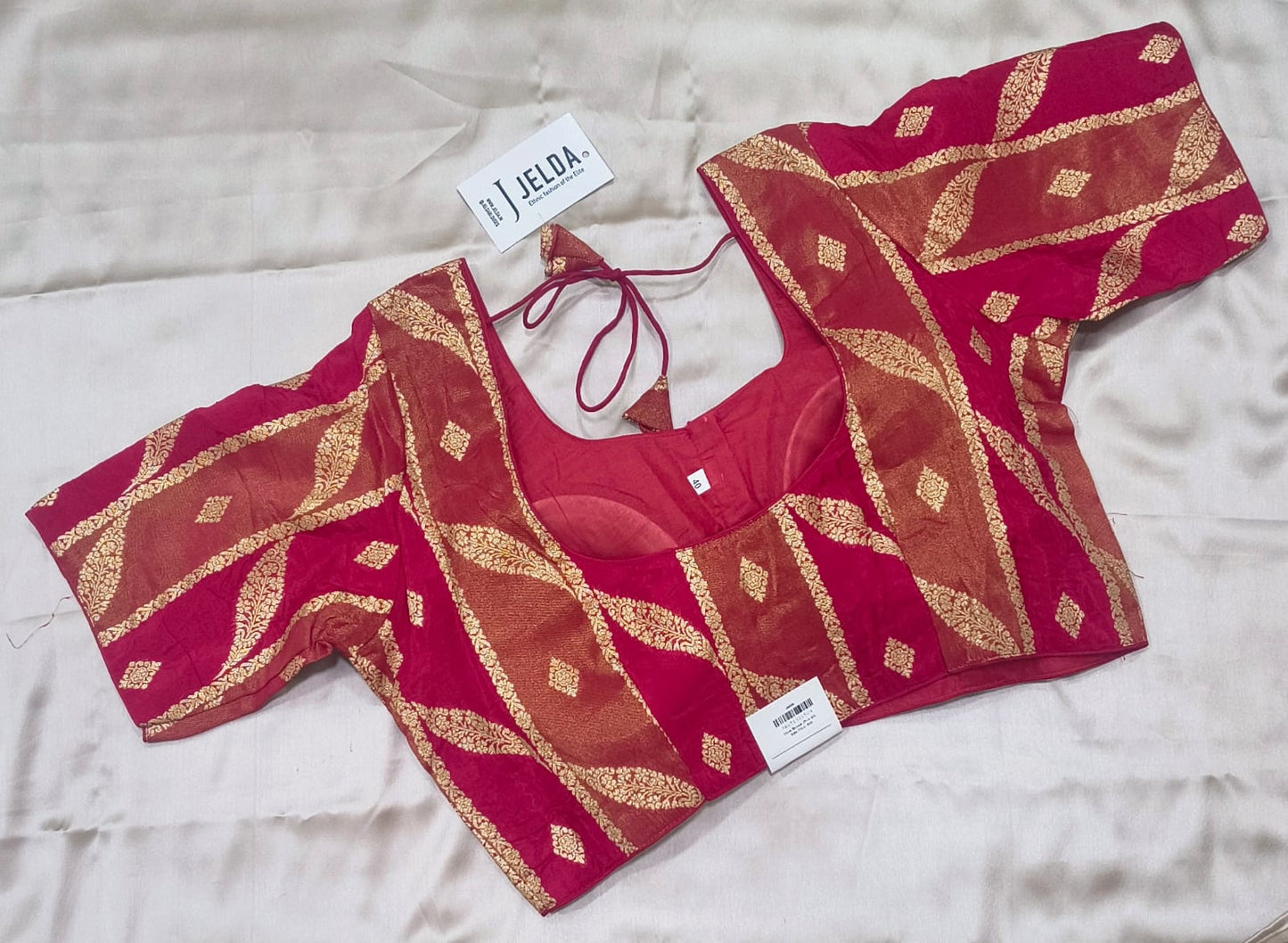 Banaras silk ready made blouse