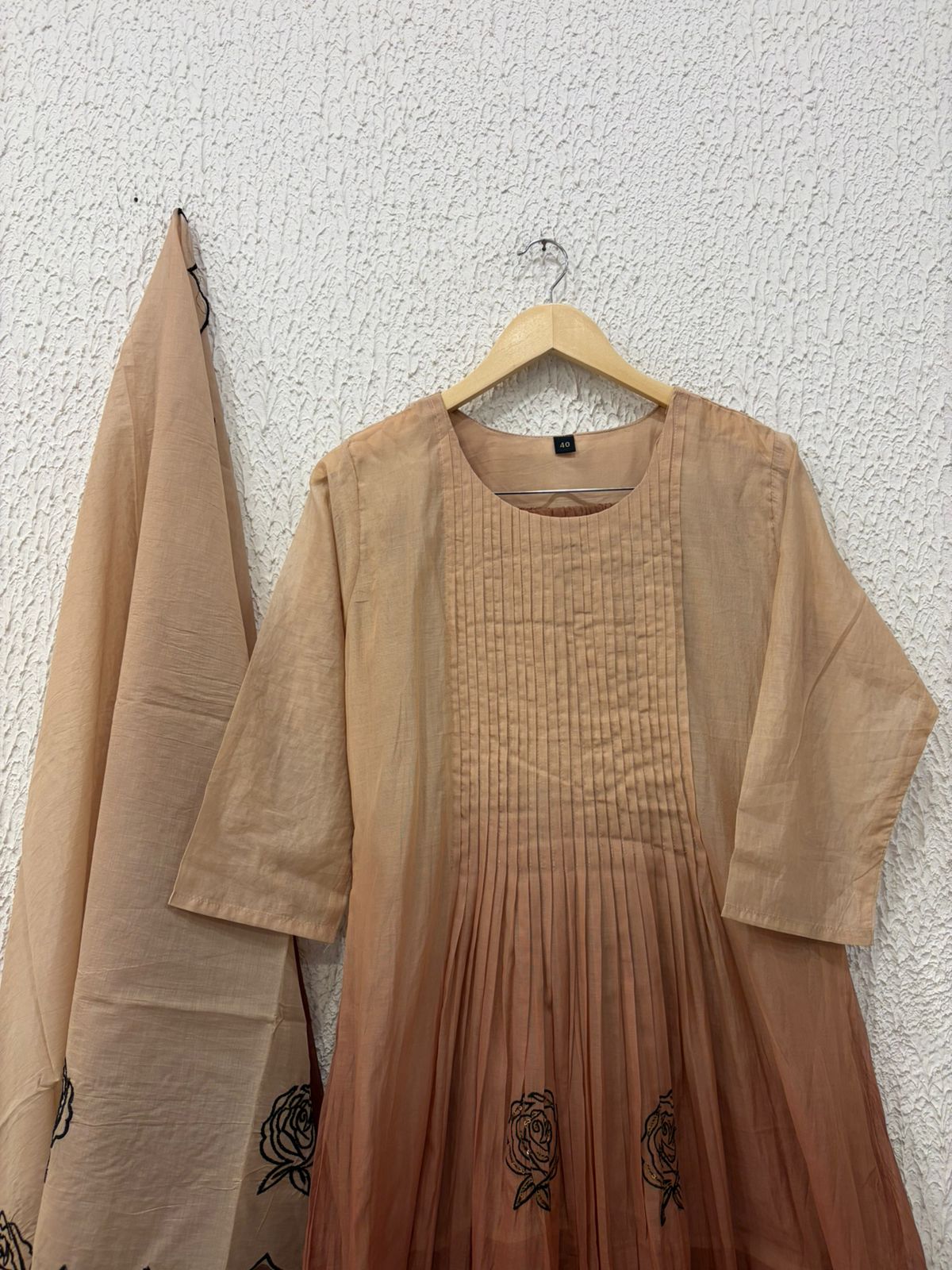 Cotton embroidery salwar suit