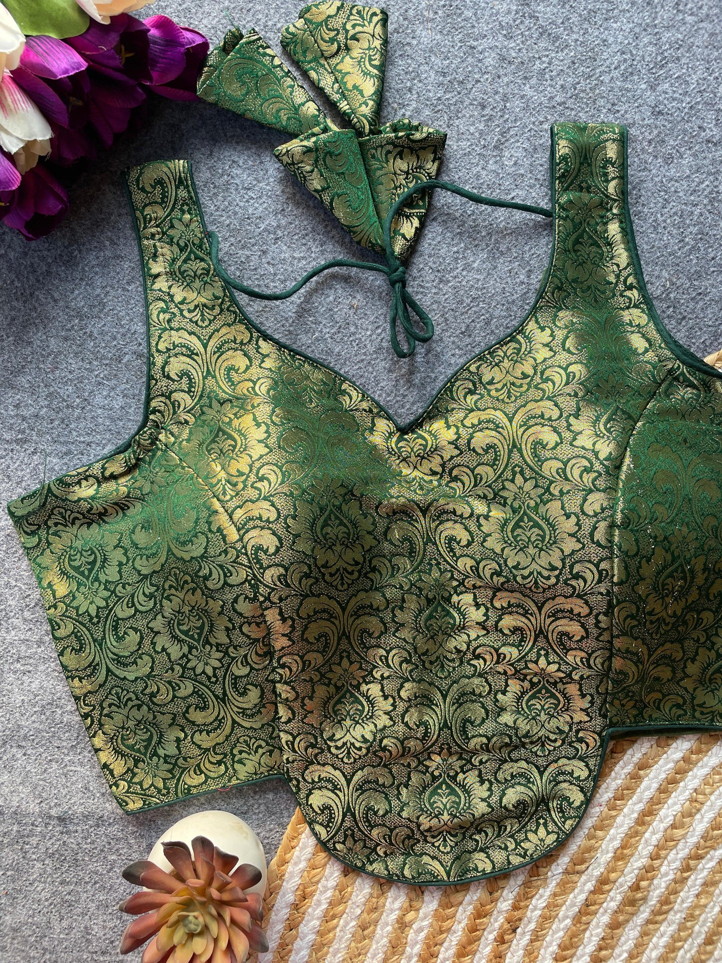Heavy Jecard ready made blouse