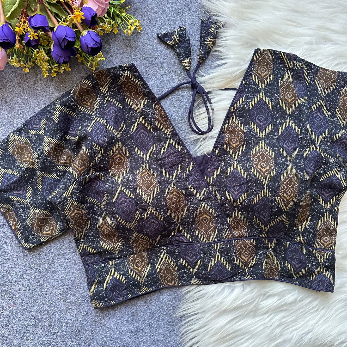Pure Reyon Cotton ready made blouse