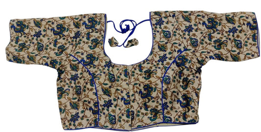 Kalamkari Pure Cotton ready made blouse