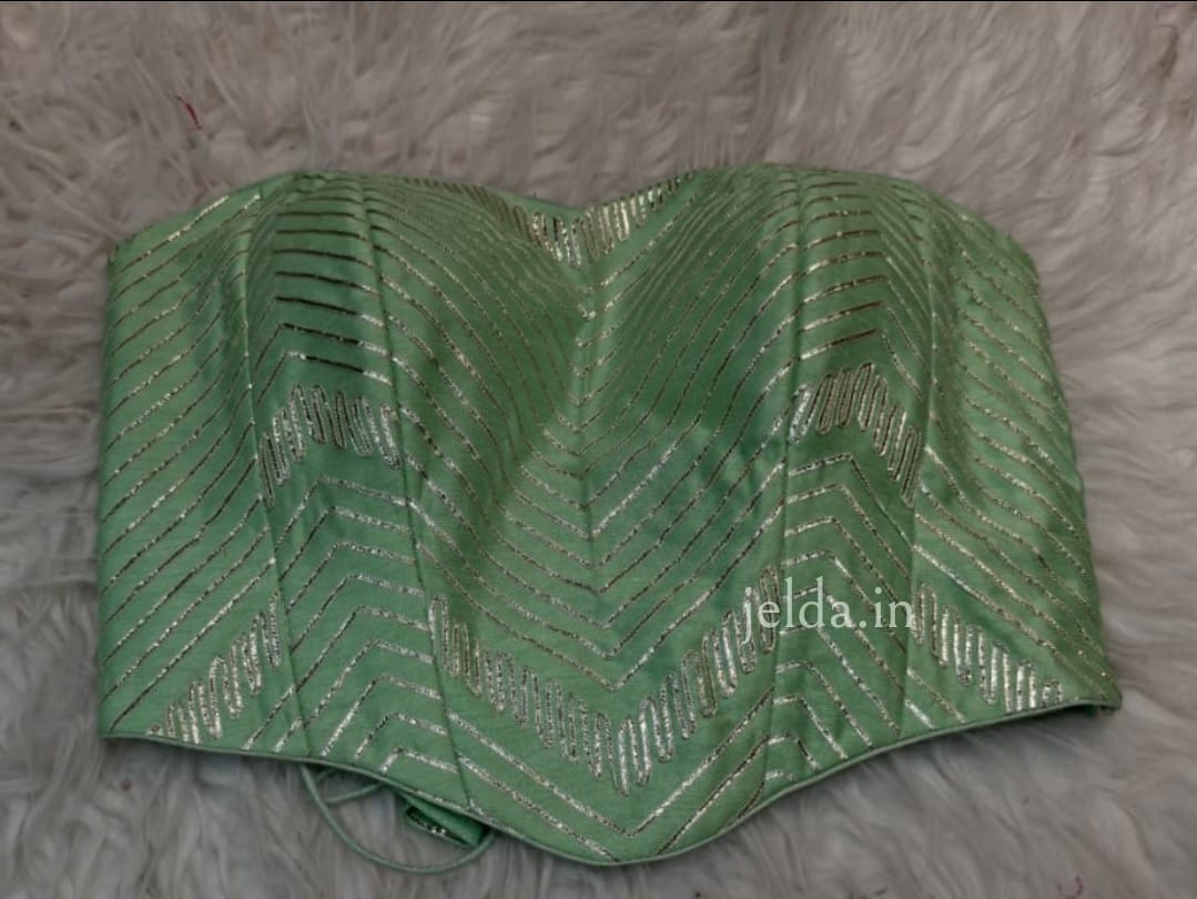 Corset gota patti custom made blouse