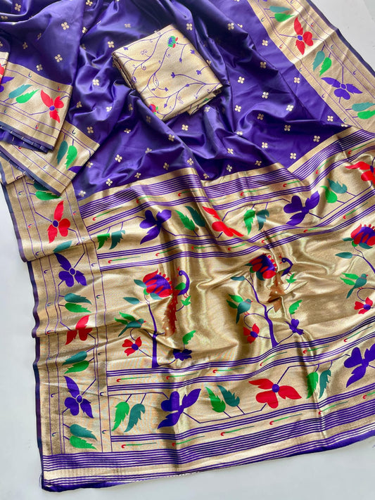 Mayuri Paithani Silk Saree