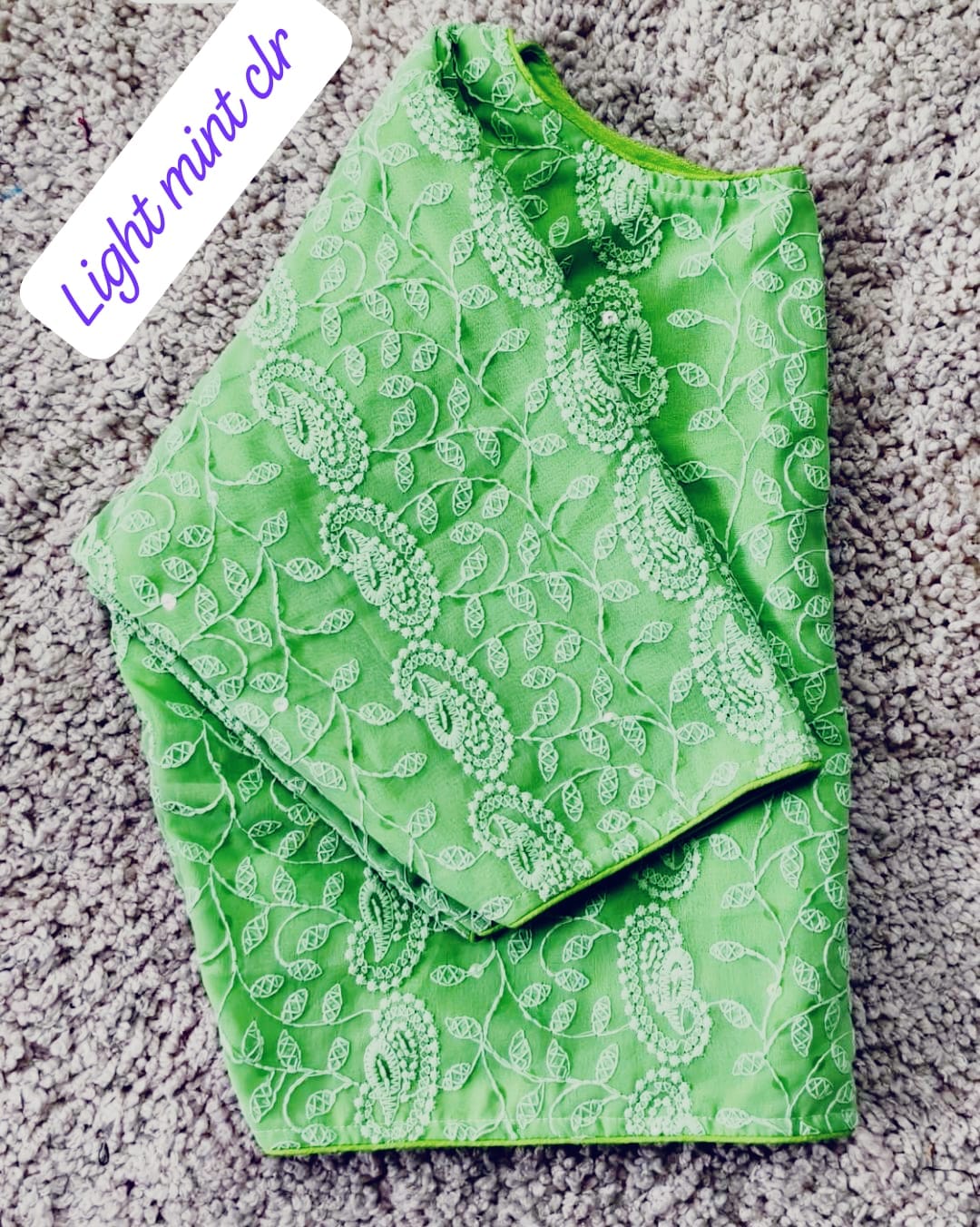 Chikonkari ready made blouse