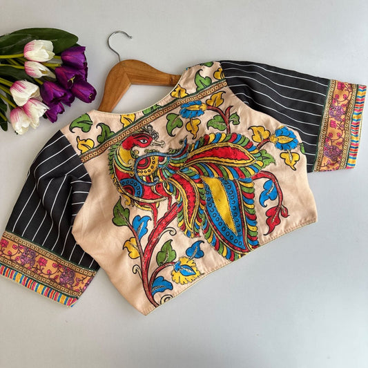 Pure Cotton Hand work ready made blouse