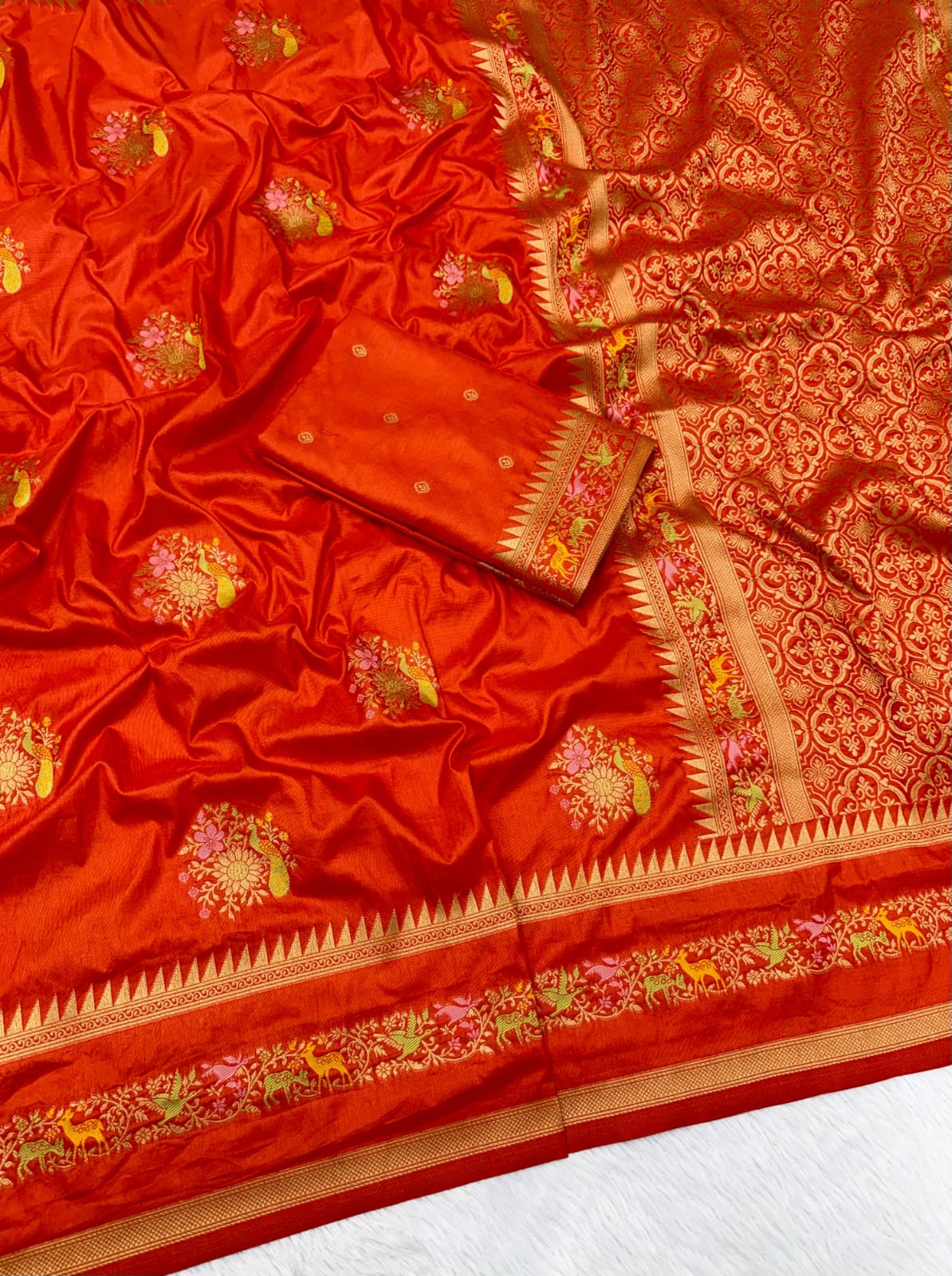 Soft Pure dolla Silk Weaving Saree