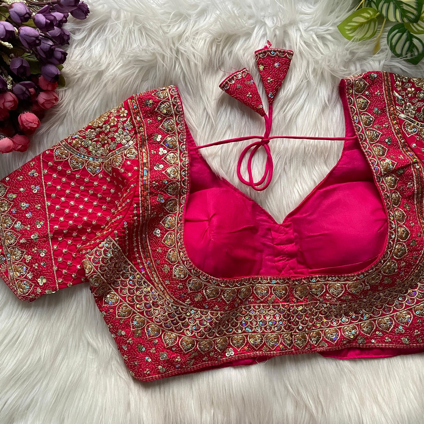 Heavy pure soft roman silk tricot fuising ready made blouse