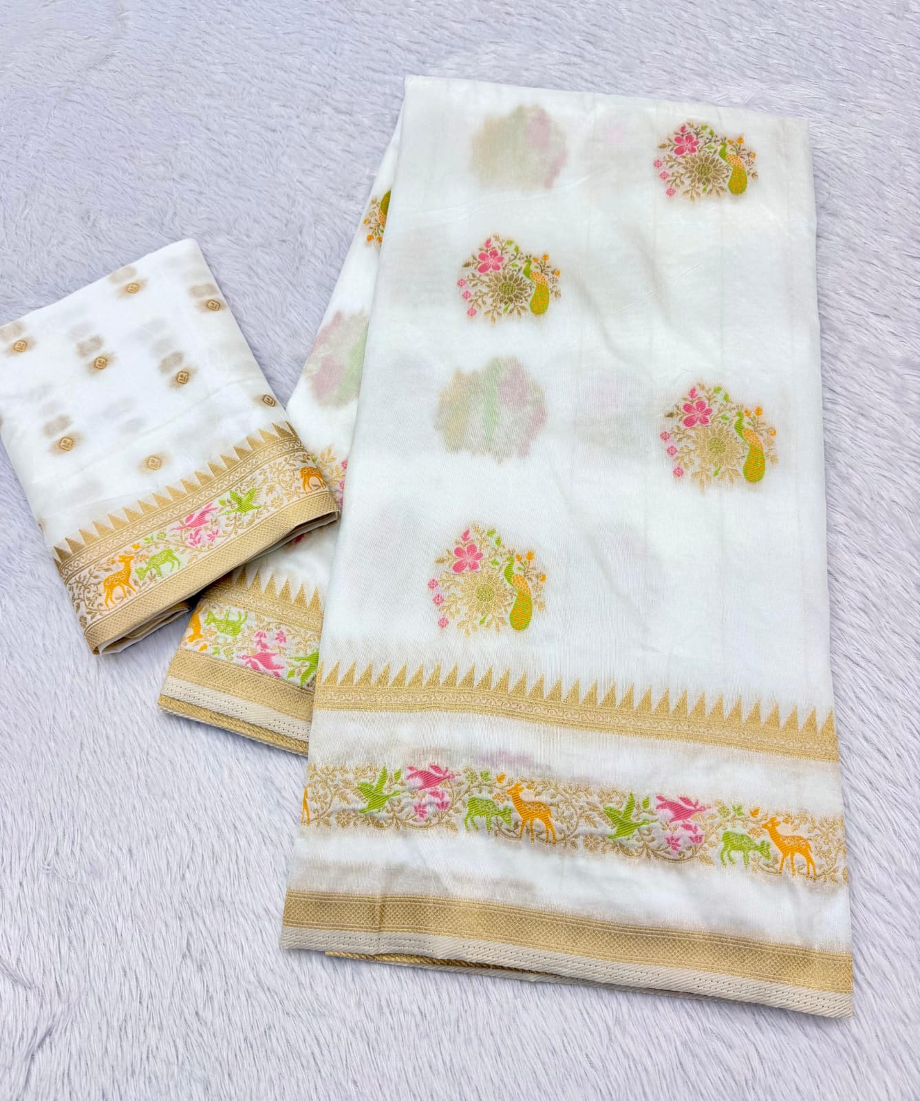 Soft Pure dolla Silk Weaving Saree