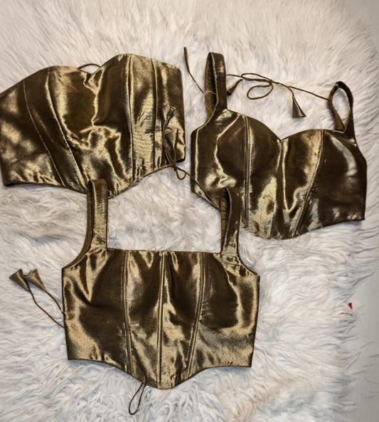 Tissue corset custom made blouse