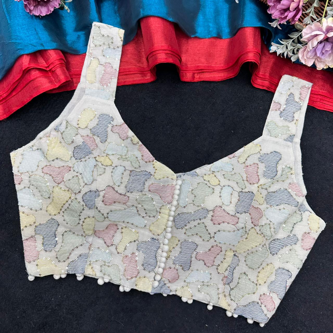presenting original camric cotton ready made blouse