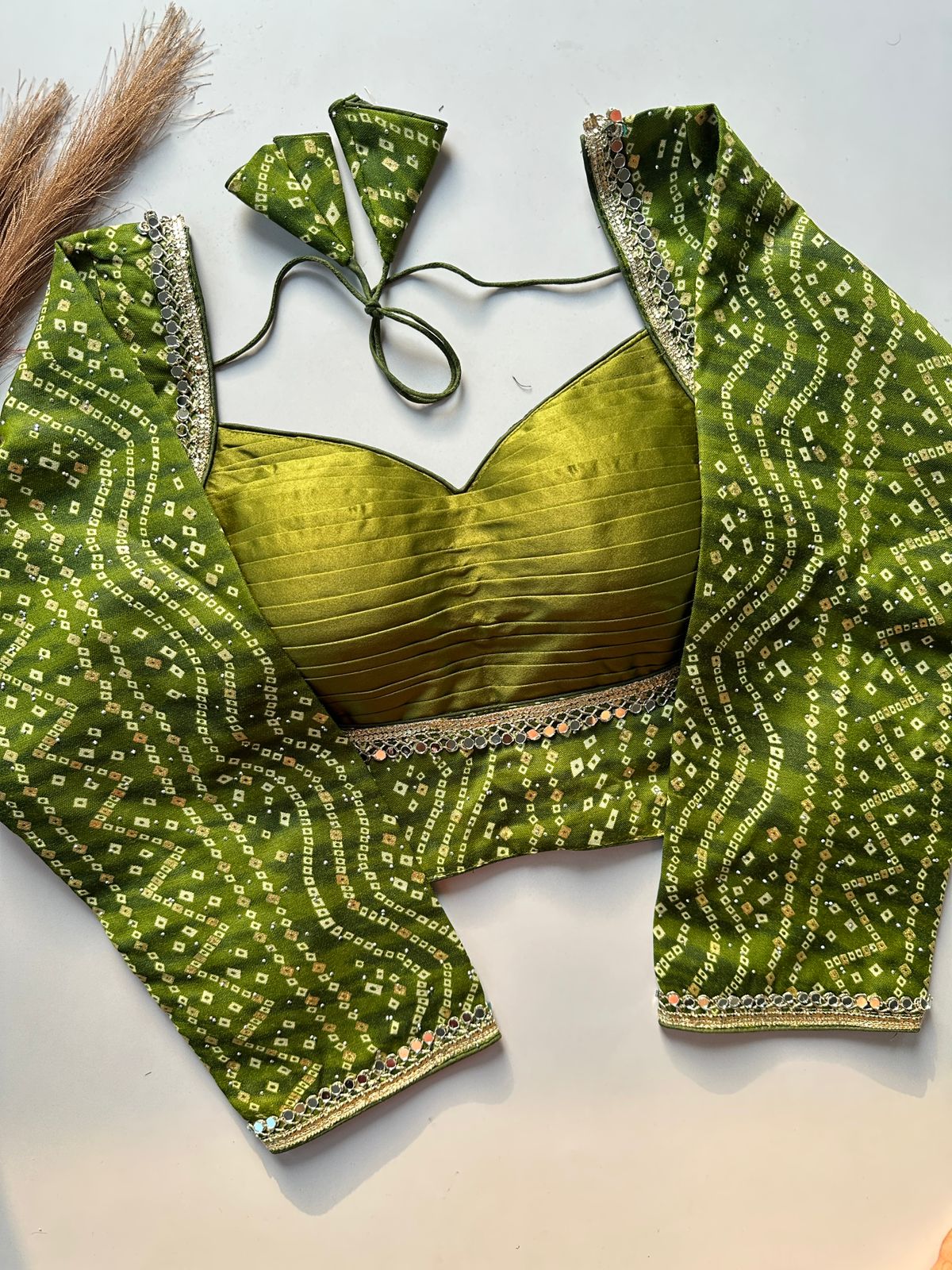 Cotton silk ready made blouse