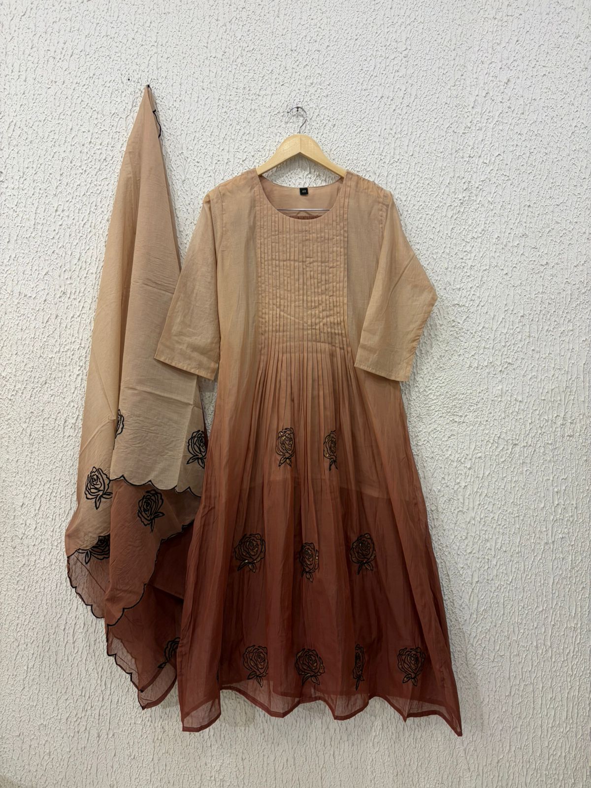 Cotton embroidery salwar suit