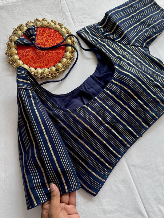 Pure dyeable cotton ready made blouse