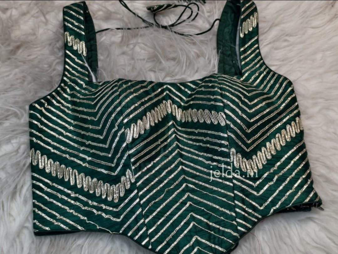 Corset gota patti custom made blouse
