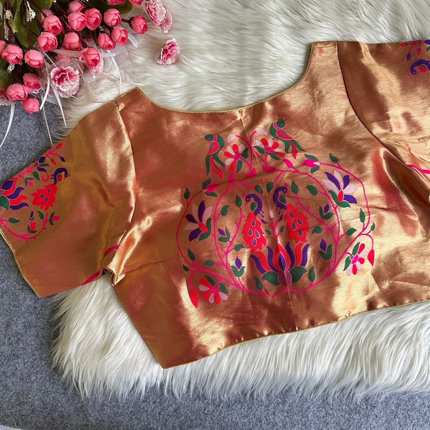 Paithani ready made blouse