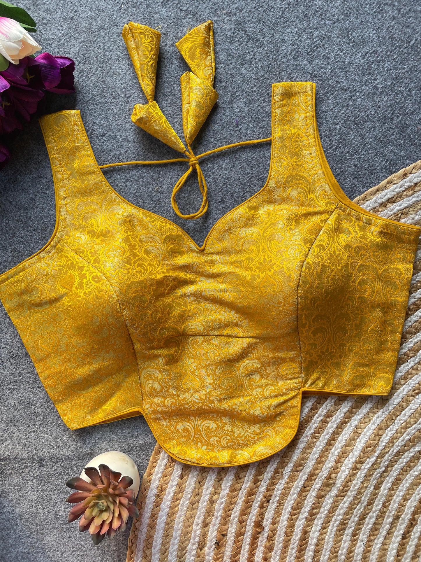 Heavy Jecard ready made blouse