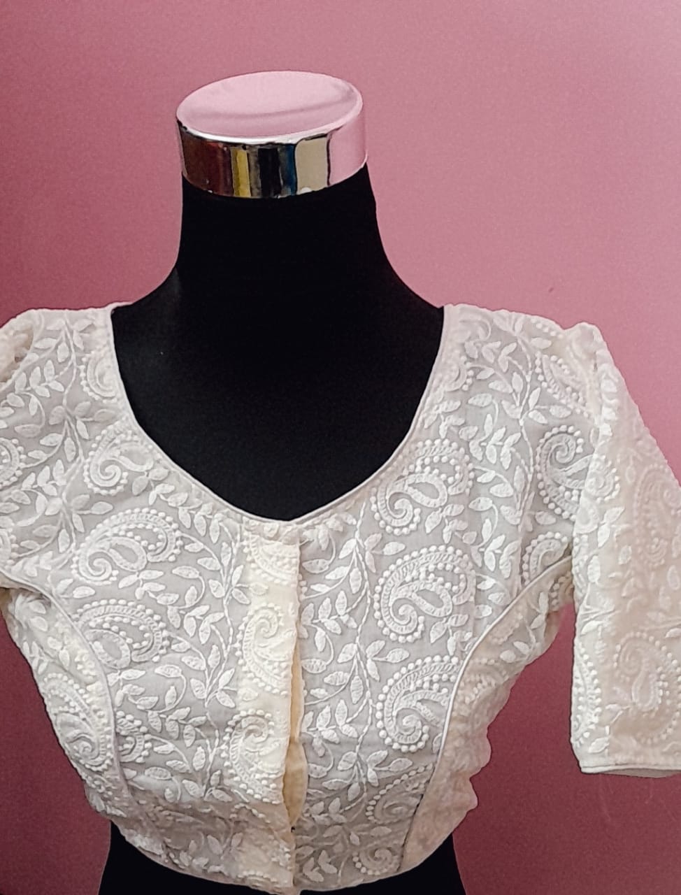 Chikonkari ready made blouse