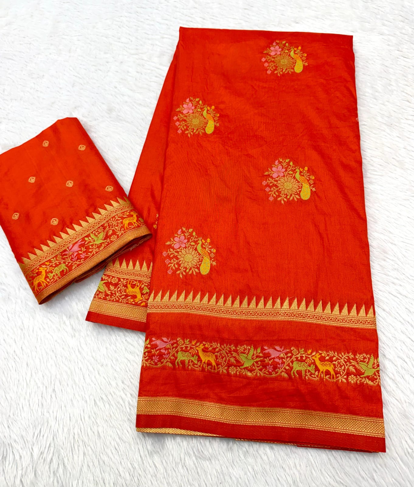 Soft Pure dolla Silk Weaving Saree