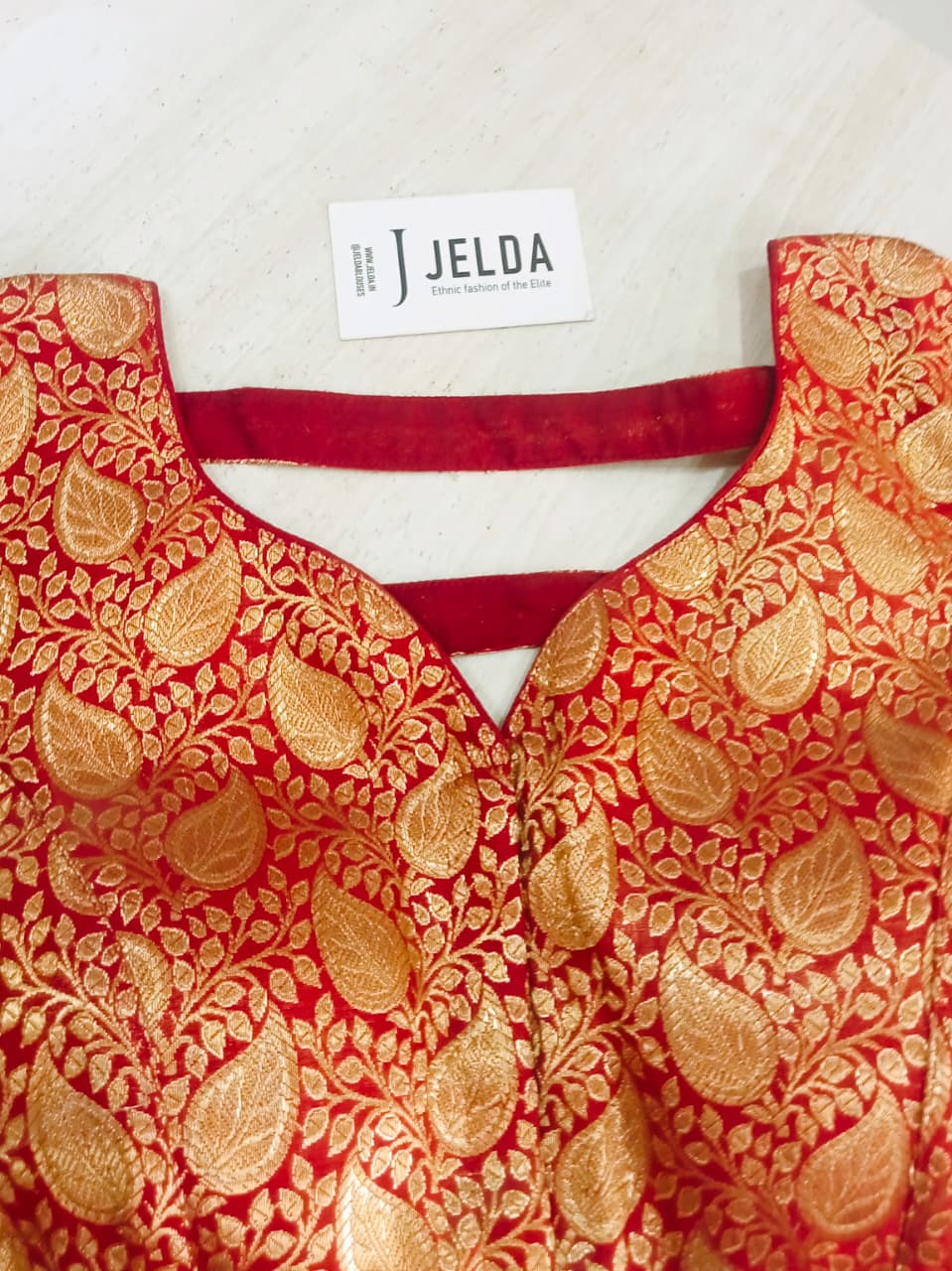 Banaras fabric ready made blouse
