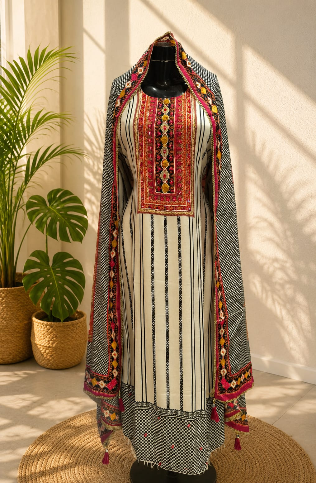 Cotton printed salwar suit