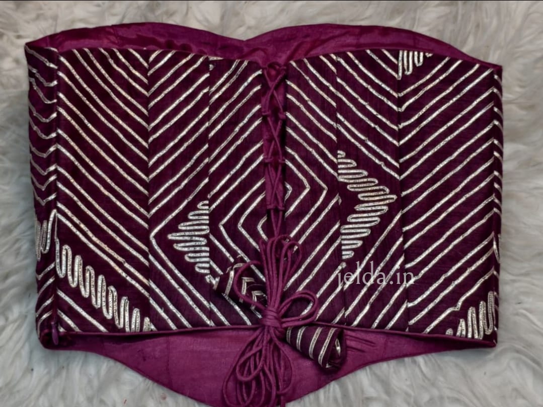 Corset gota patti custom made blouse
