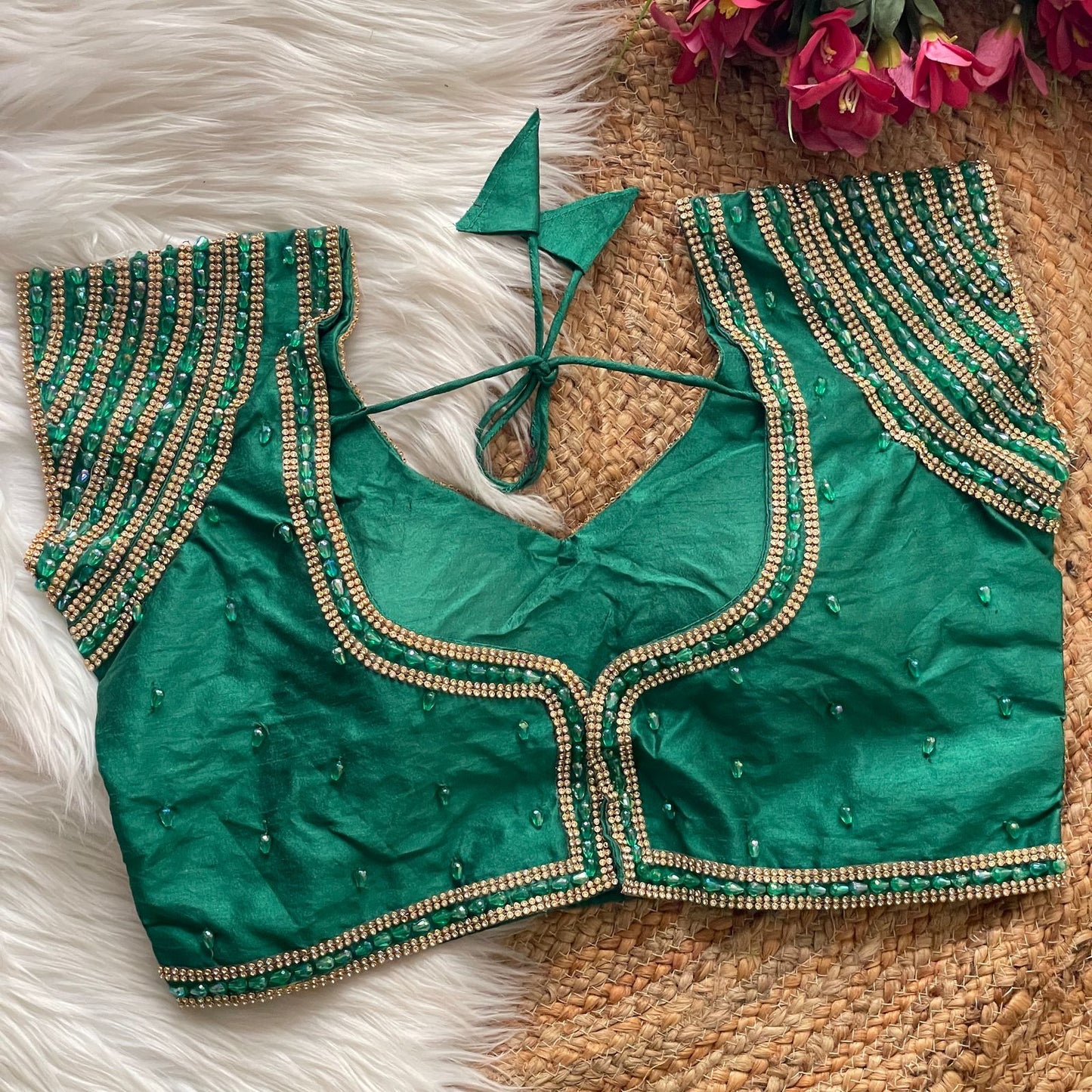 Pure Silk Handcrafted ready made blouses