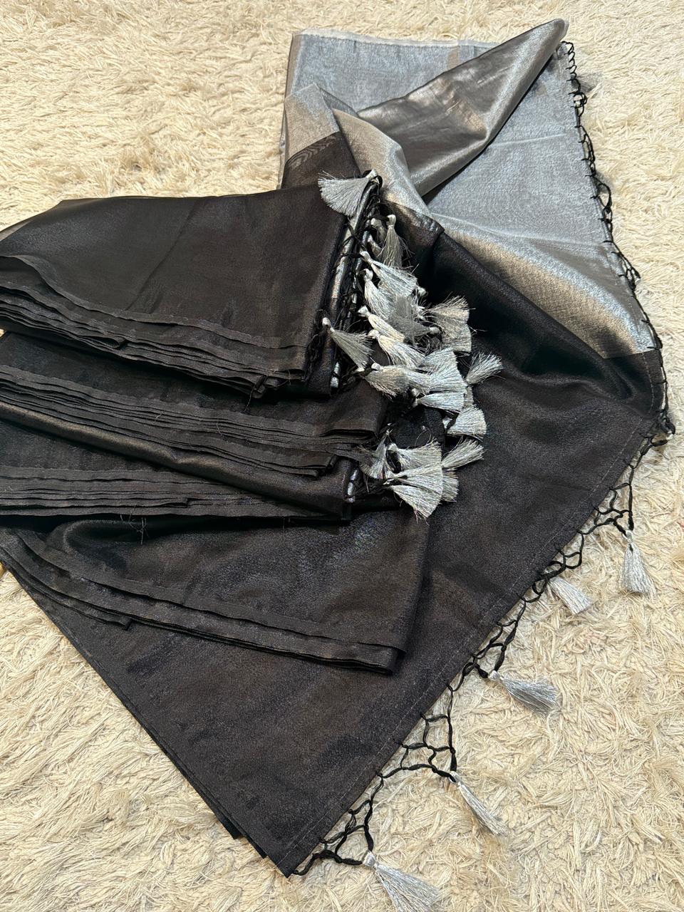 Banarasi Glass Tissue Silk Saree