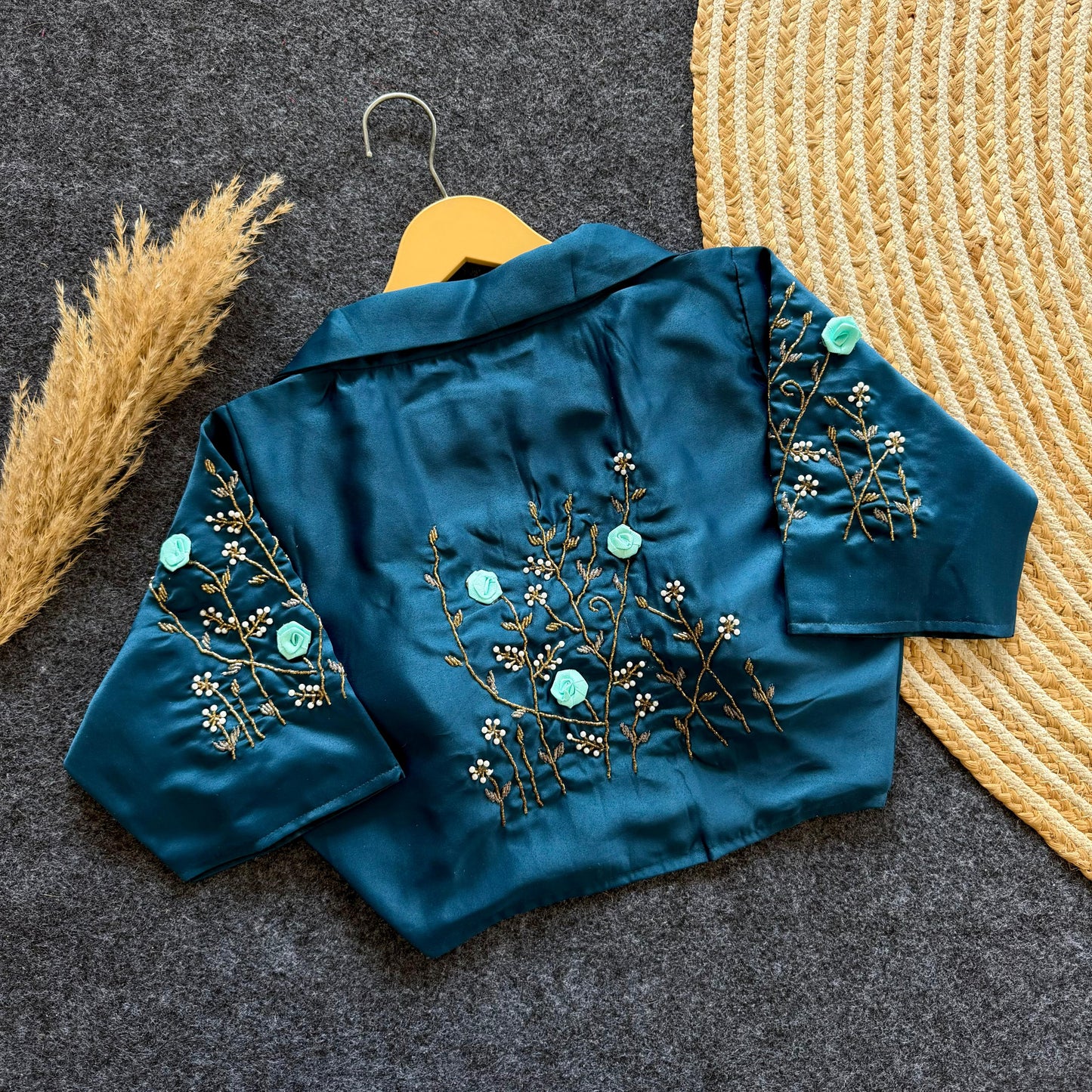 Beautiful handwork ready made blouse