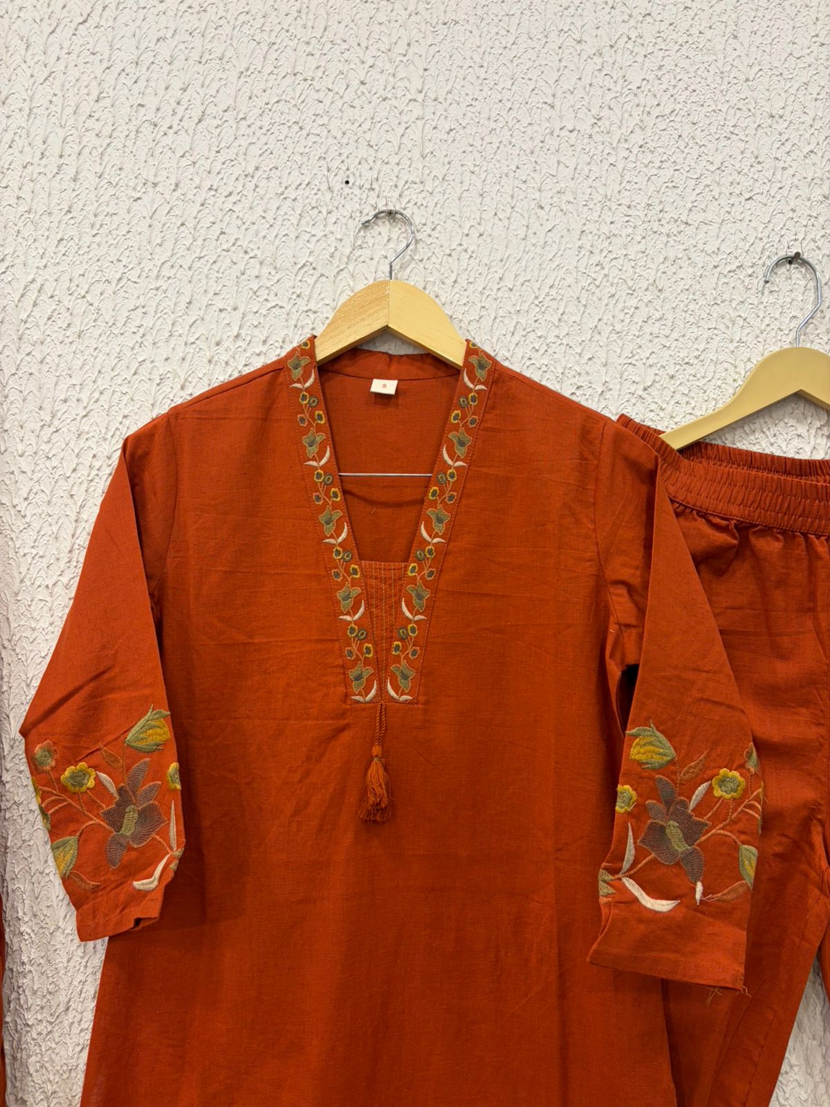 Cotton embroidery salwar suit