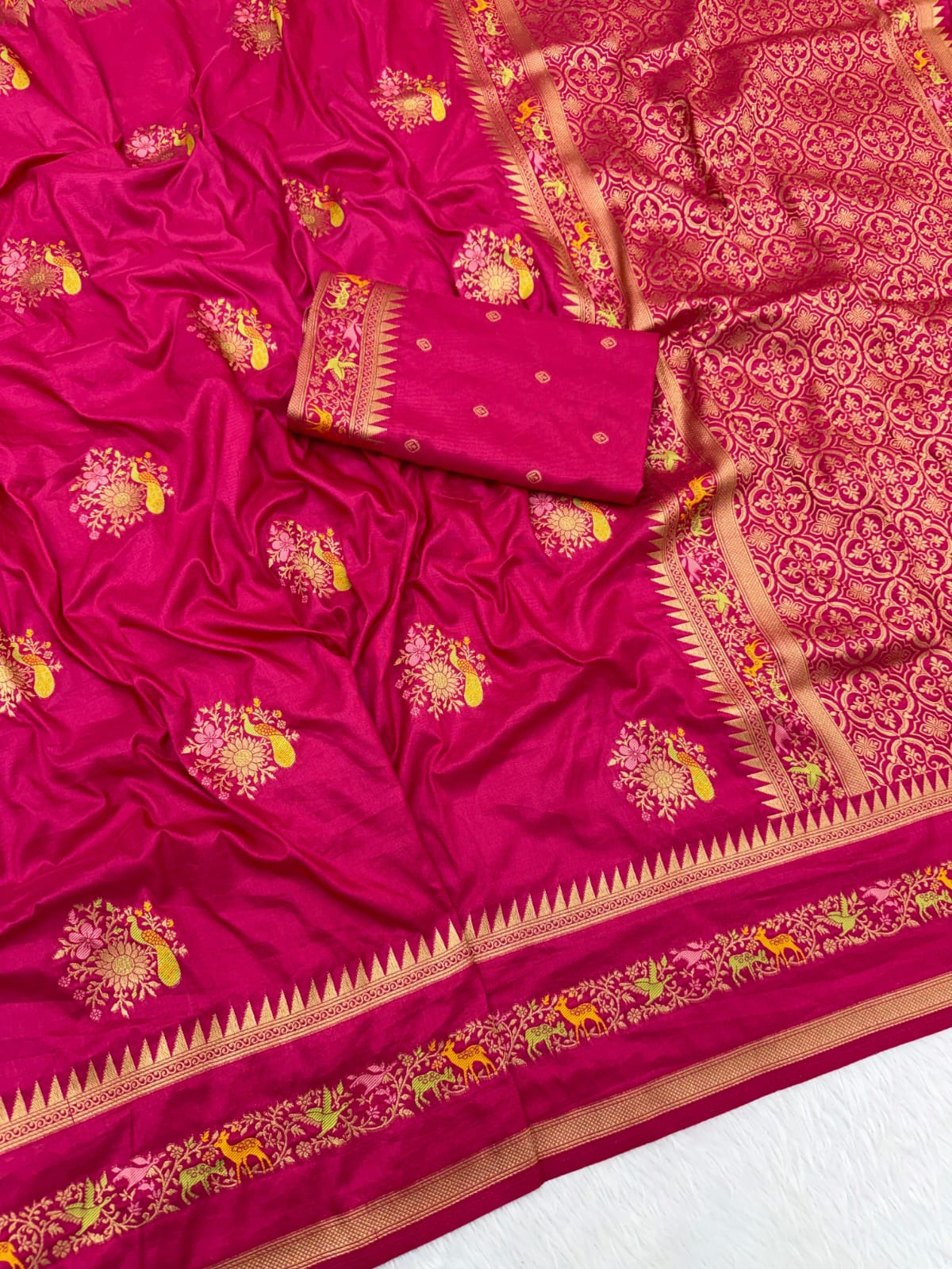 Soft Pure dolla Silk Weaving Saree