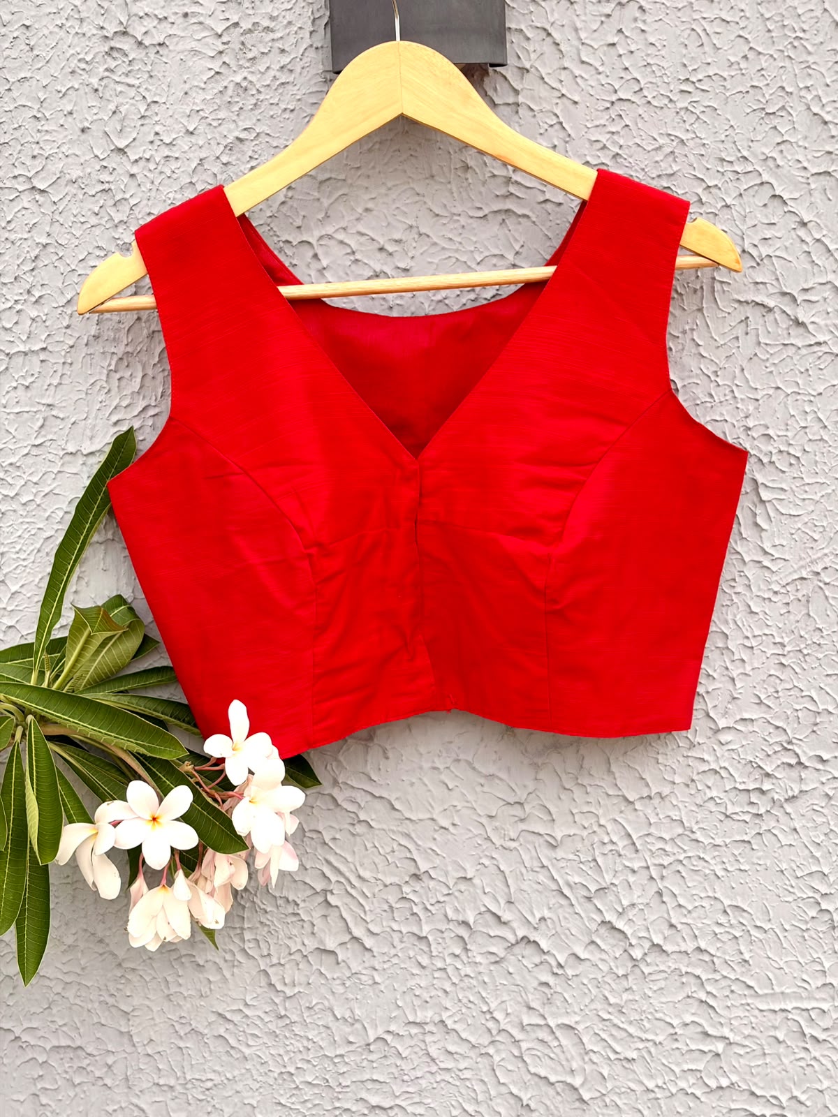 Silk hand work designer blouse