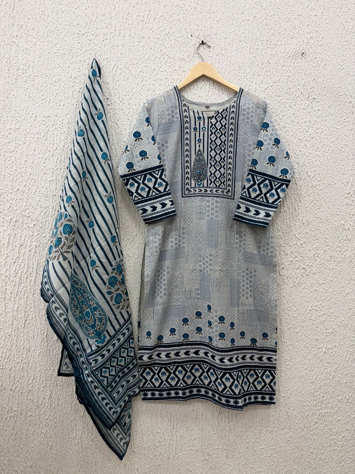 Cotton Straight linen salwar suit