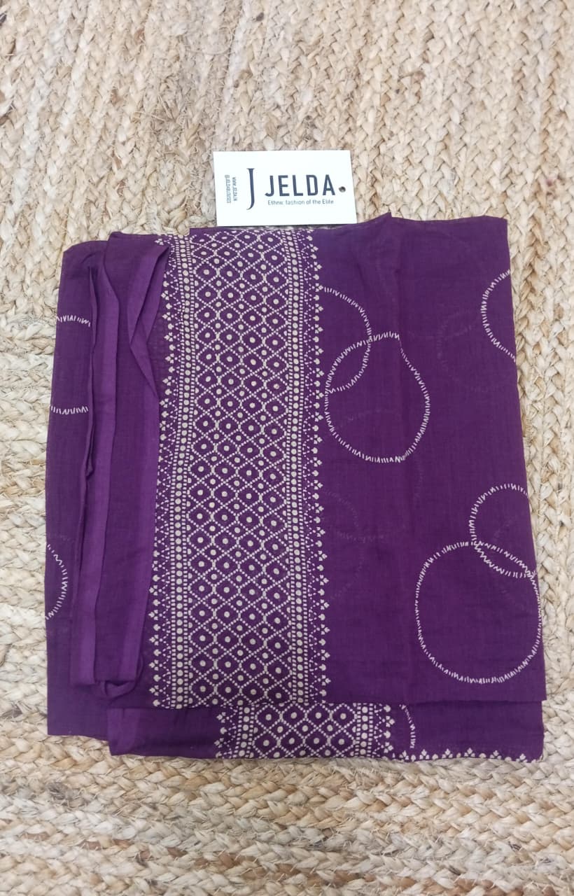 Heavy pearl and mirror work salwar suit