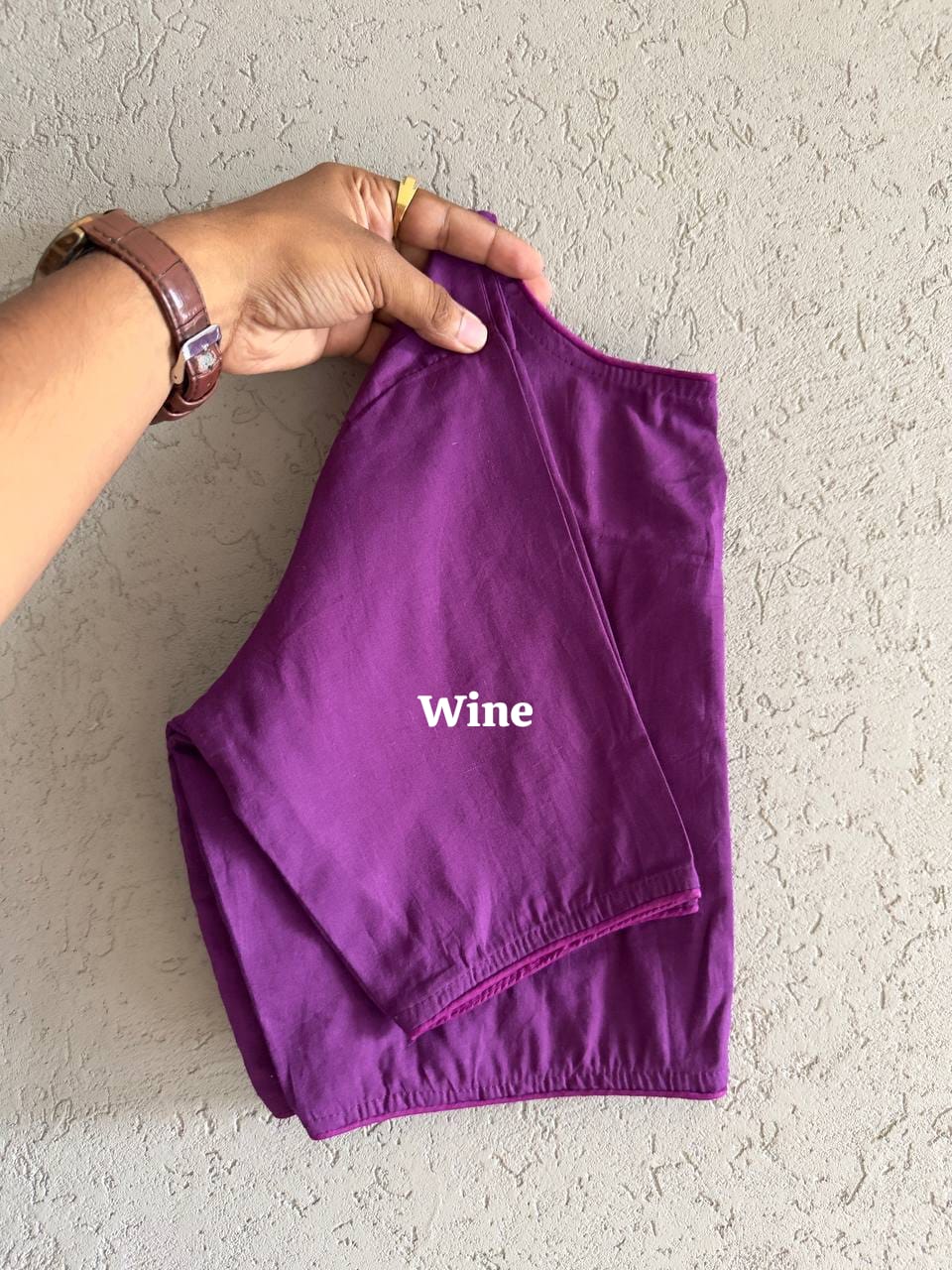 Pure pochampally cotton ready made blouse