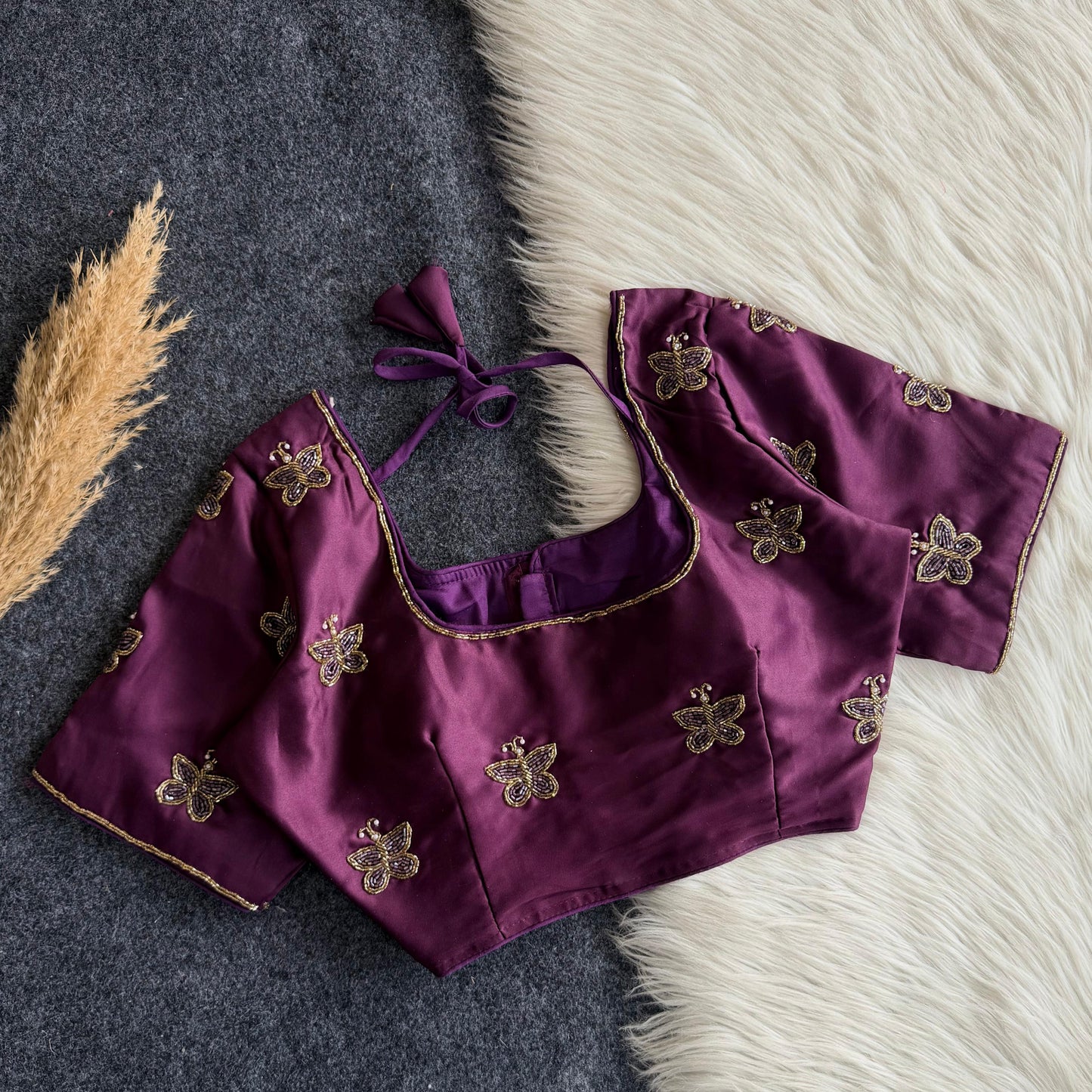 Beautiful handwork ready made blouse