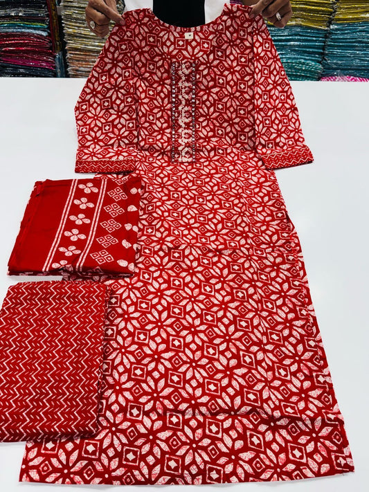 Cotton salwar suit