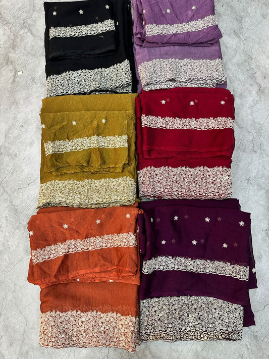 Soft Crush Silk Fabric Saree