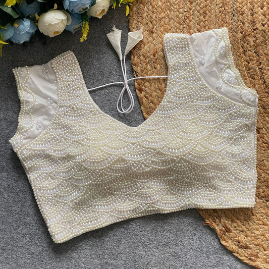 Pure Handwork ready made blouse