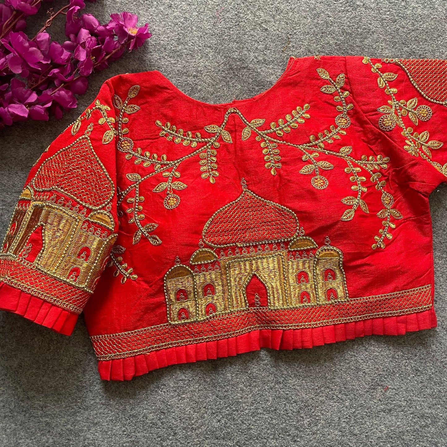 Fentam silk ready made blouse